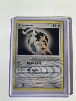 Pokemon TCG Arceus Holo Rare Card AR5 AR Set - Image 1