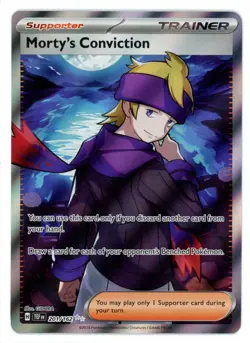 Morty's Conviction 201/162 Temporal Forces Pokemon Card - Image 1