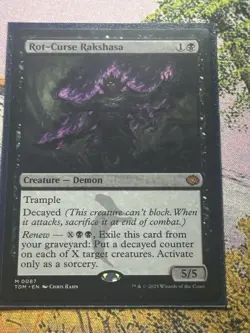 Rot-Curse Rakshasa #87 Tarkir: Dragonstorm - Image 1