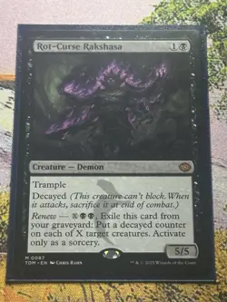 Rot-Curse Rakshasa #87 Tarkir: Dragonstorm - Image 2