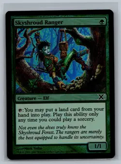 Magic The Gathering Tenth Edition Skyshroud Ranger #297/383 Foil MTG TCG 10th - Image 1