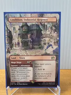 Lindblum, Industrial Regency - Borderless #312 MTG Magic - Image 1