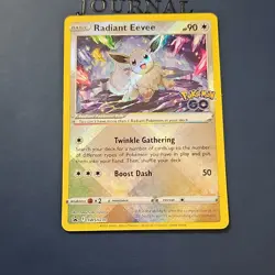 Pokemon Radiant Eevee Full Art Promo Holo SWSH230 Pokemon GO 90 HP - Image 1