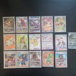 Pokemon TCG Bundle X16 inc picachu ex Cards inc full arts ex trainer cards (2) - Image 1