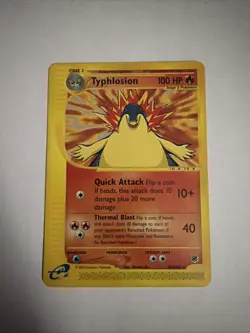 Pokemon Typhlosion TCG Expedition Card 64/165 Regular Rare Non-Holo - Image 1