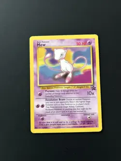 1999 Pokemon Mew Black Star Promo #8 WOTC - Image 1
