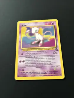 1999 Pokemon Mew Black Star Promo #8 WOTC - Image 2