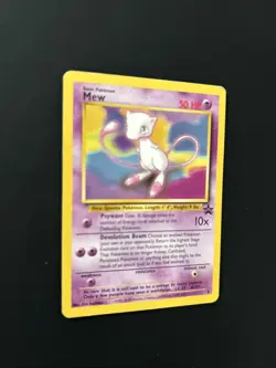 1999 Pokemon Mew Black Star Promo #8 WOTC - Image 4