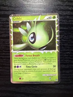 Pokemon TCG Celebi Prime Ultra Rare Holo Triumphant 92/102 English - Image 1