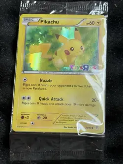 Pikachu - 026/083 Holo Rare Toys R Us Promo XY Generations Pokemon New Sealed - Image 1