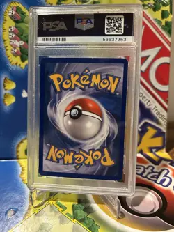 Pokemon Blastoise EX Crystal Guardians Reverse Holo Rare #2 PSA 8 NM Mint Stamp - Image 2
