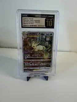 CGC Pristine 10 Japanese Leafeon VSTAR 210/172 SAR VSTAR Universe 2022 - Image 1