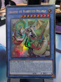 YuGiOh! Arahime The Manifested Mikanko DUNE-EN032 Ultra Rare 1st Ed - Image 1