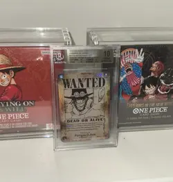 2025 One Piece Portgas.D.Ace SP OP13-19 *ERROR* Wanted Poster BGS 10 PRISTINE - Image 1
