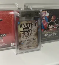 2025 One Piece Portgas.D.Ace SP OP13-19 *ERROR* Wanted Poster BGS 10 PRISTINE - Image 3