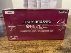 OP11 Booster Box A Fist Of Divine Speed One Piece TCG Sealed English - Image 3