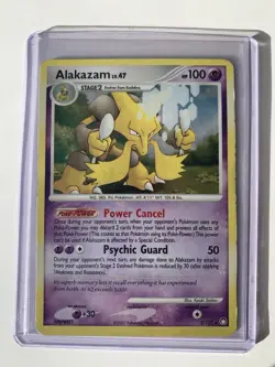 Pokemon Alakazam TCG 2/123 Mysterious Treasures Holo Rare Card Condition - Image 1