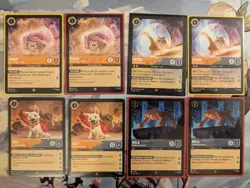 Disney Lorcana Amber Steel Cards Rhino Power Hamster Nala Undaunted Lioness Bolt - Image 1