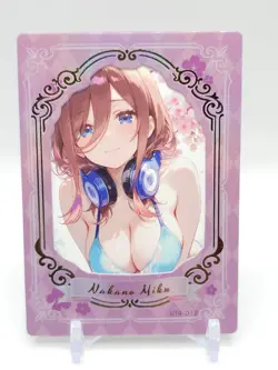 Genki Parade 2 - Anime Waifu UTR Trading Card - Nakano Miku - Image 1