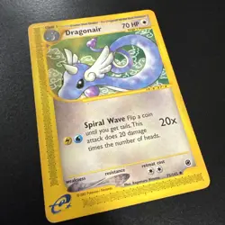 Dragonair 75/165 Uncommon Non-Holo E-Reader Expedition Pokemon TCG Card - Image 2