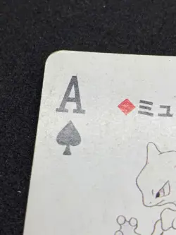 Mewtwo Pokemon Playing Cards Red Back Japanese Vintage Nintendo Very Rare - Image 2