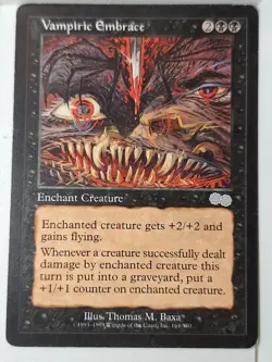 Vampiric Embrace - Urzas Saga - Magic the Gathering MTG Nice! - Image 1