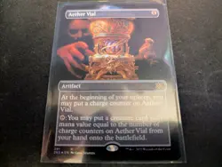 MTG Magic the Gathering FOIL Aether Vial Borderless 2X2! - Image 1