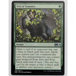 Veil of Summer, 2020 Core Set (M20) #198, LP MTG - Image 1