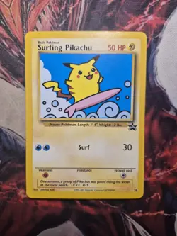 Pokemon TCG Surfing Pikachu 28/53 Wotc Promo MP - Image 1
