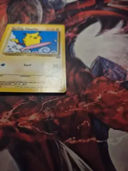 Pokemon TCG Surfing Pikachu 28/53 Wotc Promo MP - Image 3