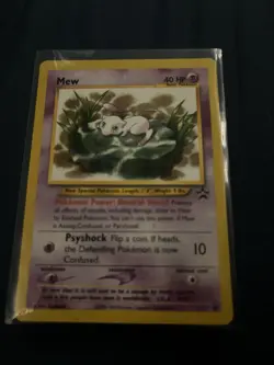 Pokemon Mew 47/53 Promo Wotc Psyshock 40 HP Basic 1999 Regular - Image 1