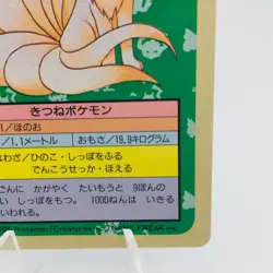 Pokemon Cards Bandai Topsun Ninetales No.038 Blue Back 1997 NM Japanese h34 - Image 5