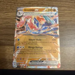 Pokemon Gamestop Promo Greninja EX 106/167 Metal Double Rare Promo - Image 4