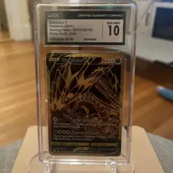 2021 Pokemon Shining Fates #SV121 Eternatus V Full Art CGC 10 Gem Mint - Image 1