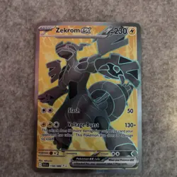 Pokemon TCG Zekrom EX 158/086 Scarlet Violet Black Bolt Ultra Rare Full Art - Image 2