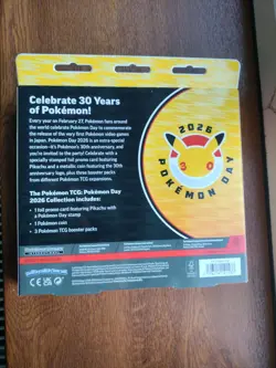 Pokemon TCG 30th Anniversary Pokemon Day 2026 Triple Blister Collection Box - Image 2