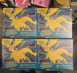 Pokemon TCG Ascended Heroes Pokemon Center Elite Trainer Box 4x Lot - Image 1