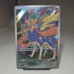 Zacian 100/094 Illustration Rare Pokemon Phantasmal Flames - Image 1