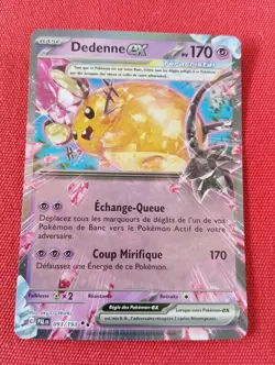 DEDENNE EX 093/193 PV170 HOLO REVERSE EV2 EVOLUTION PALDEA CARTE POKEMON FR RARE - Image 1