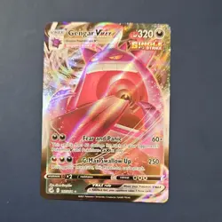 Pokemon Gengar VMAX Full Art Ultra Rare Holo 157/264 Fusion Strike 320 HP - Image 1