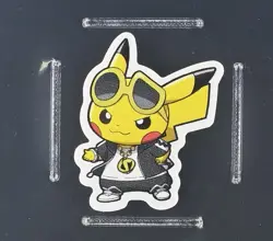 Boss Pikachu - 2022 Pokemon Flake Seals (Rainbow Rocket) - CGC Pristine 10 - Image 2