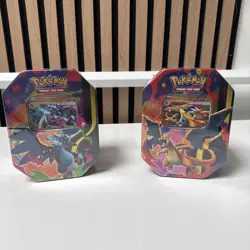 Pokemon - Mega Charizard ex Tins X + Y ascended heroes New & Sealed - Image 1