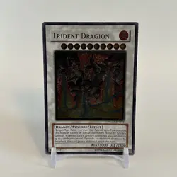 2009 Trident Dragon RGBT-EN043 Unlimited Ultimate Rare YuGiOh! - Image 2