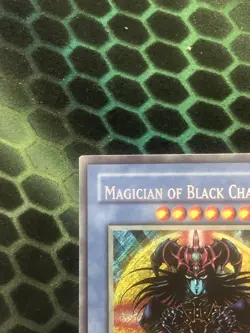 Yugioh Magician of Black Chaos PP01-EN001 & YGLD01 Secret Rare HEAVY Foil MustC! - Image 4