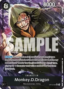 One Piece English - Monkey.D.Dragon (Alternate Art) - OP12-094 - SR - NM - Image 1