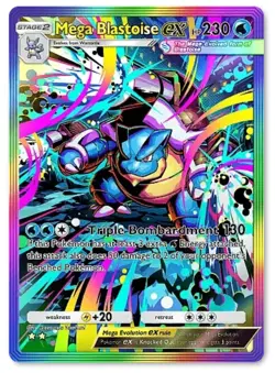 Mega Blastoise Ex [Rainbow]-Digital Card- Pokemon TCG Pocket (Trading) - English - Image 1