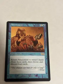 Attunement - MTG - Urza's Saga - NM (Never Played) - Magic The Gathering - Image 1