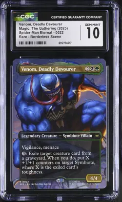 Venom, Deadly Devourer (Borderless) - Marvel's Spider-Man - CGC Gem Mint 10 - Image 1