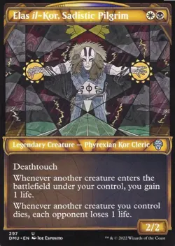 MTG Elas il-Kor Sadistic Pilgrim #297 Dominaria United Showcase Regular Uncommon - Image 1