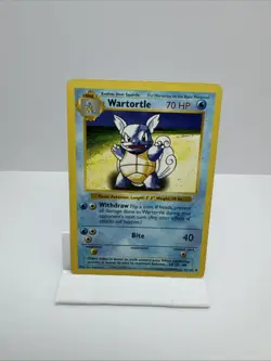 Pokemon Wartortle Card Shadowless Unlimited Regular Base Set 042/102 - Image 1